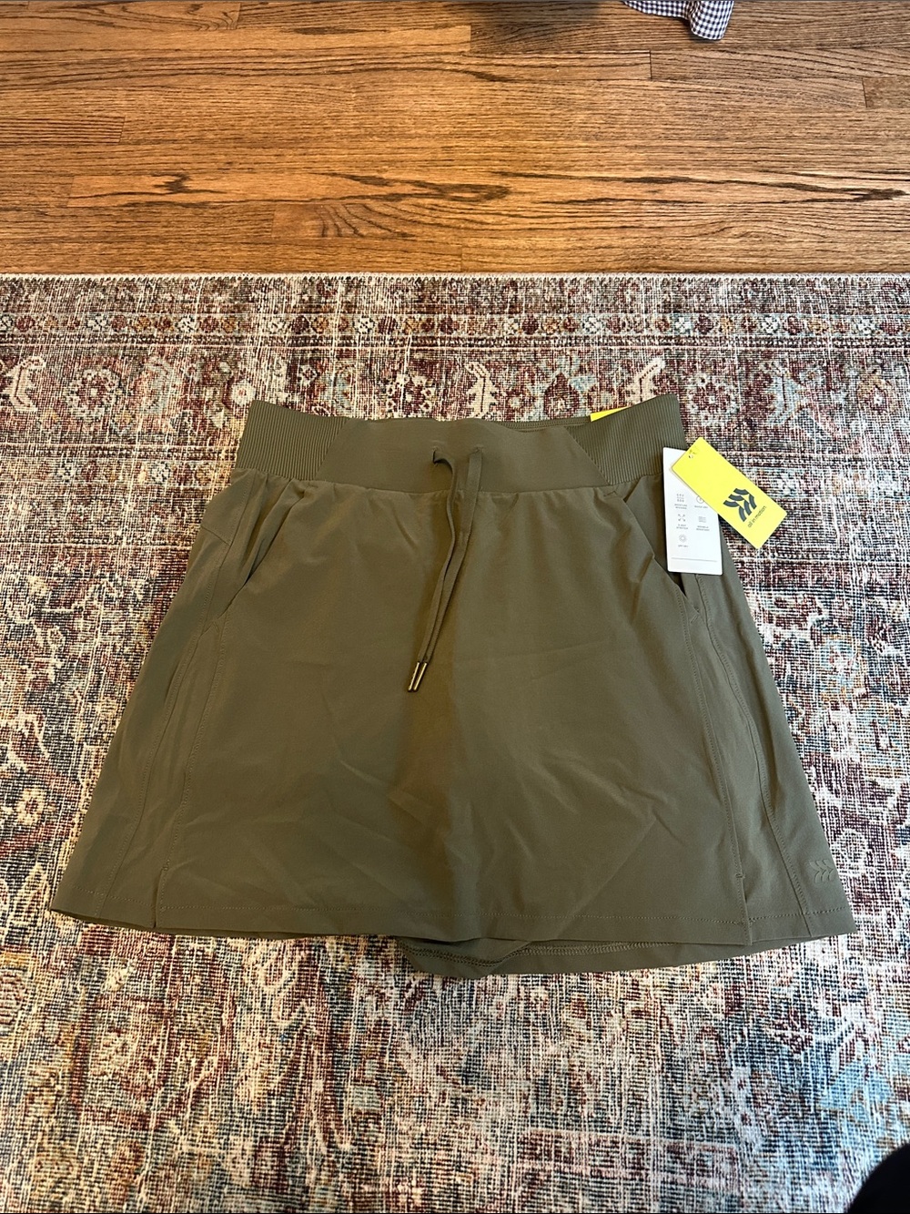 Target Olive Active Drawstring Skort